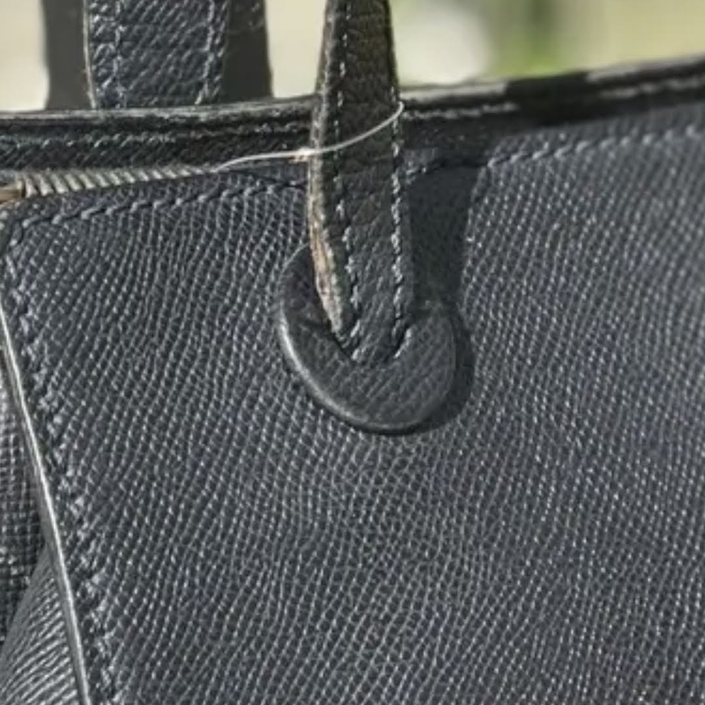 Authentic Chanel Black Leather Tote Bag - Picture 13 of 16